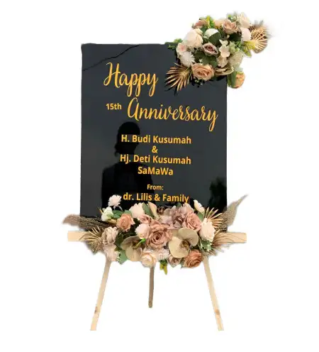 Papan Bunga Akrilik Tong Marimbun